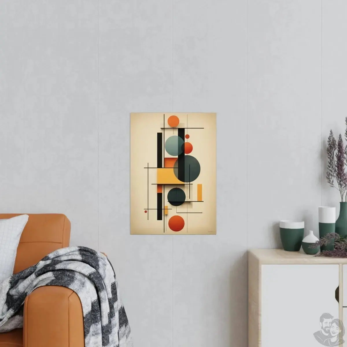Bauhaus Balance Kunstposter - Moderne Ästhetik trifft Zeitlosigkeit merchOne