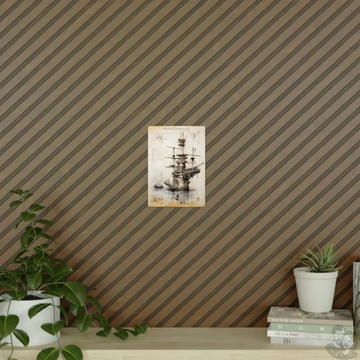 Bohrinsel daVinci Poster - KI Renaissence Illustration Adaption merchOne