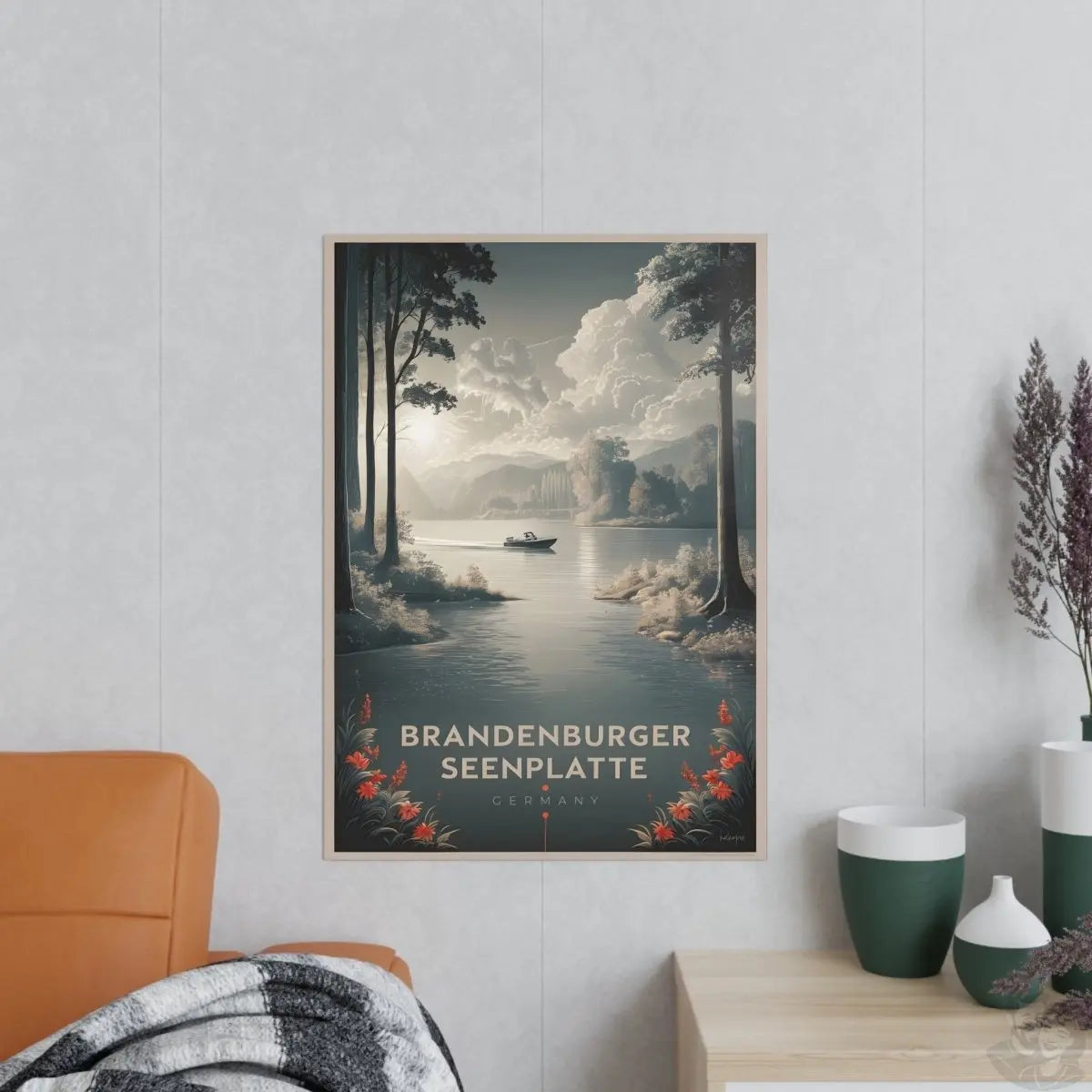 Travelposter Brandenburger Seenplatte – Ideal für Reisefans - Poster bei HappyHugPixels