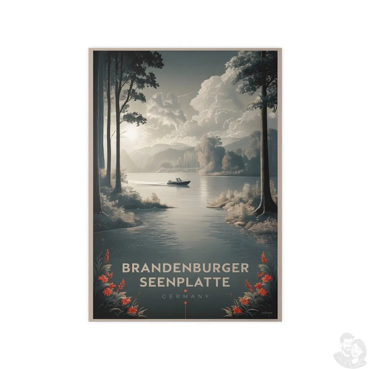 Travelposter Brandenburger Seenplatte – Ideal für Reisefans - Poster bei HappyHugPixels