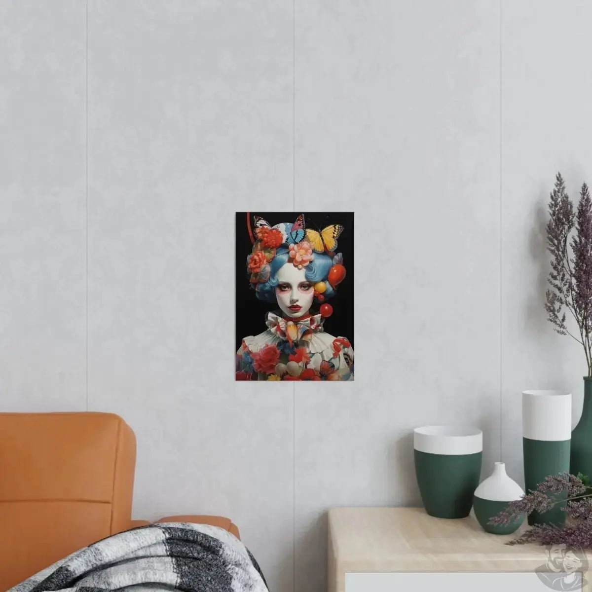 Butterfly Kunstposter Elegance : Renaissance der Farben merchOne