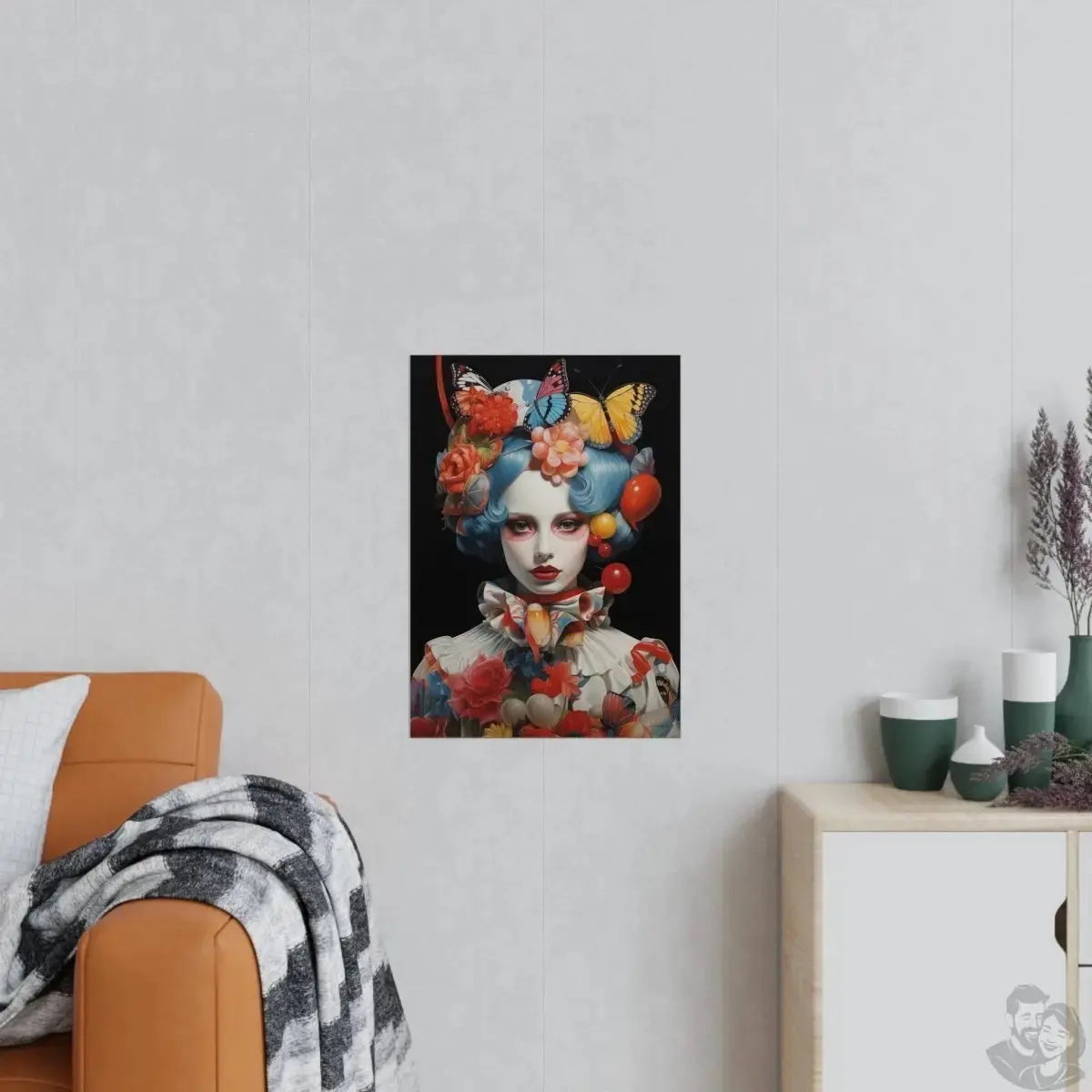 Butterfly Kunstposter Elegance : Renaissance der Farben merchOne