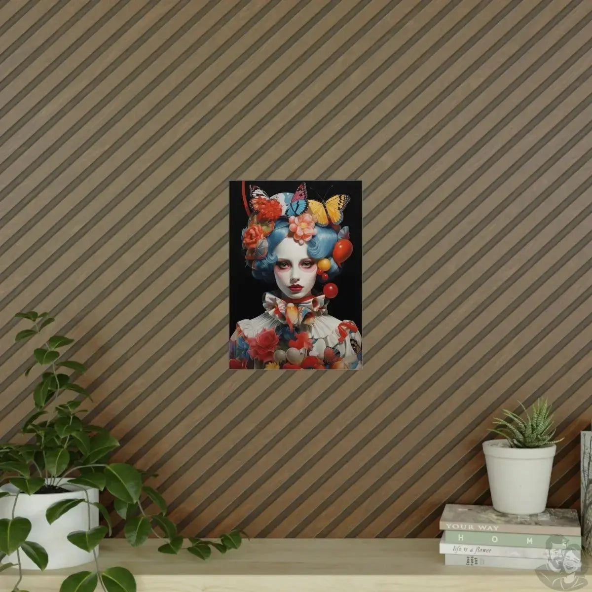 Butterfly Kunstposter Elegance : Renaissance der Farben merchOne
