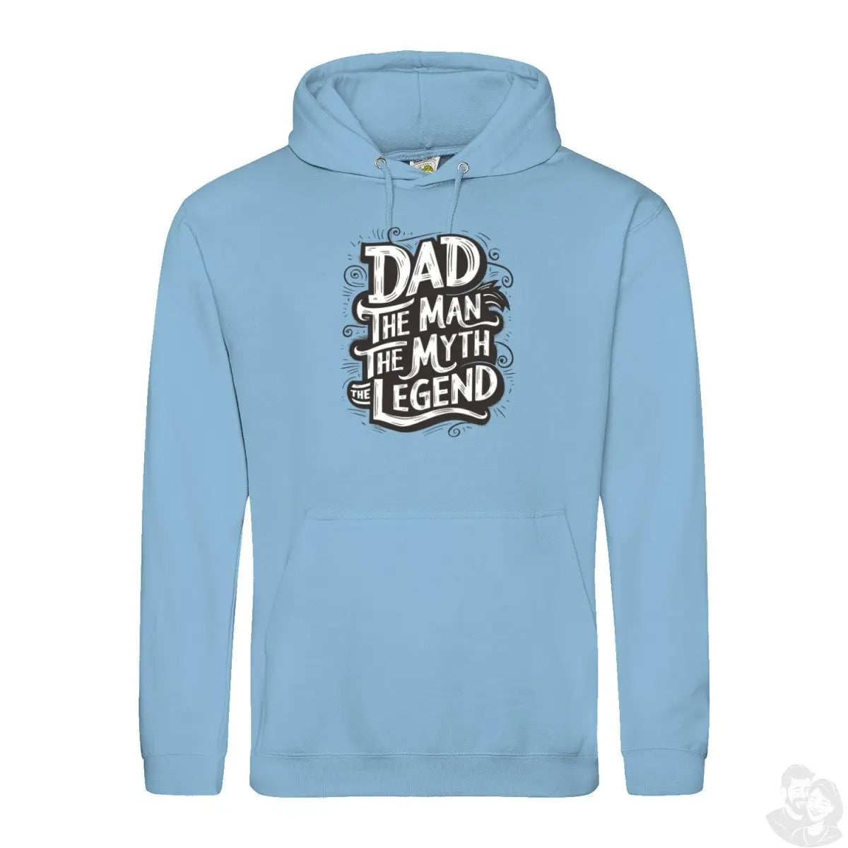 Dad – The Man, The Myth, The Legend Hoodie - Geschenk für Väter - Hoodie bei HappyHugPixels