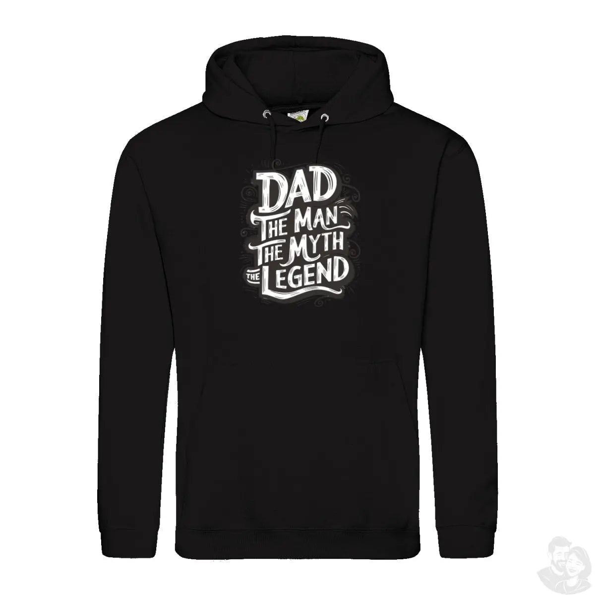 Dad – The Man, The Myth, The Legend Hoodie - Geschenk für Väter - Hoodie bei HappyHugPixels