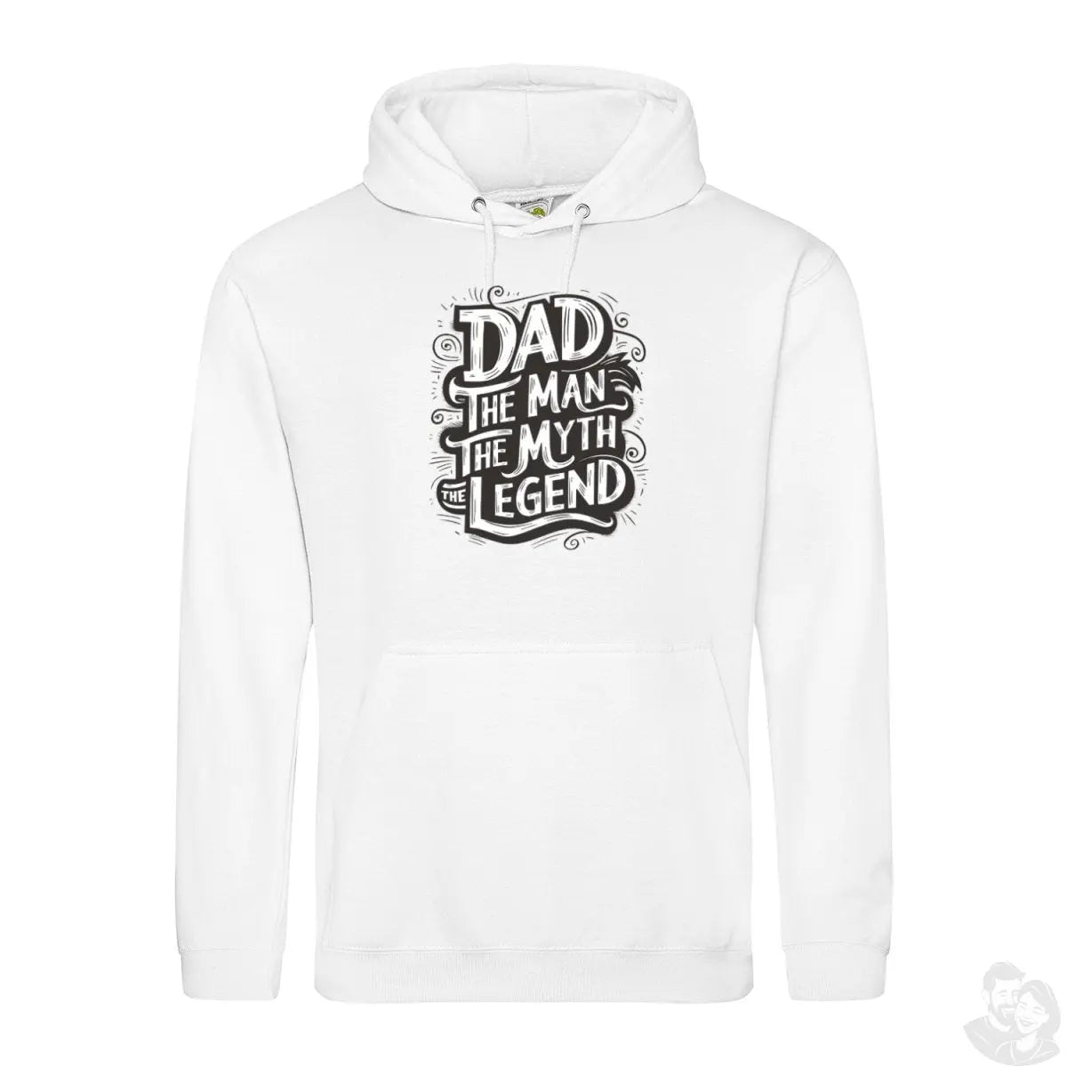 Dad – The Man, The Myth, The Legend Hoodie - Geschenk für Väter - Hoodie bei HappyHugPixels