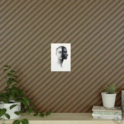 Dualität der Seele Kunstposter in A0- A4, für Zuhause und Büro merchOne