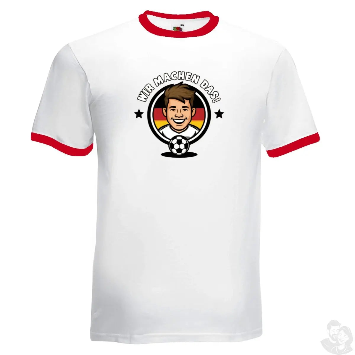 Fan T - Shirt Deutsche Nationalmannschaft 2024 - Wir machen das! EM24 - T - Shirt bei HappyHugPixels