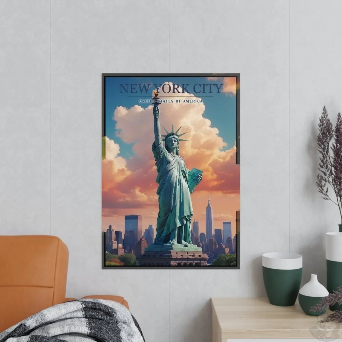 Freiheitsstatue Poster – Das Herzstück von New York City - Poster bei HappyHugPixels