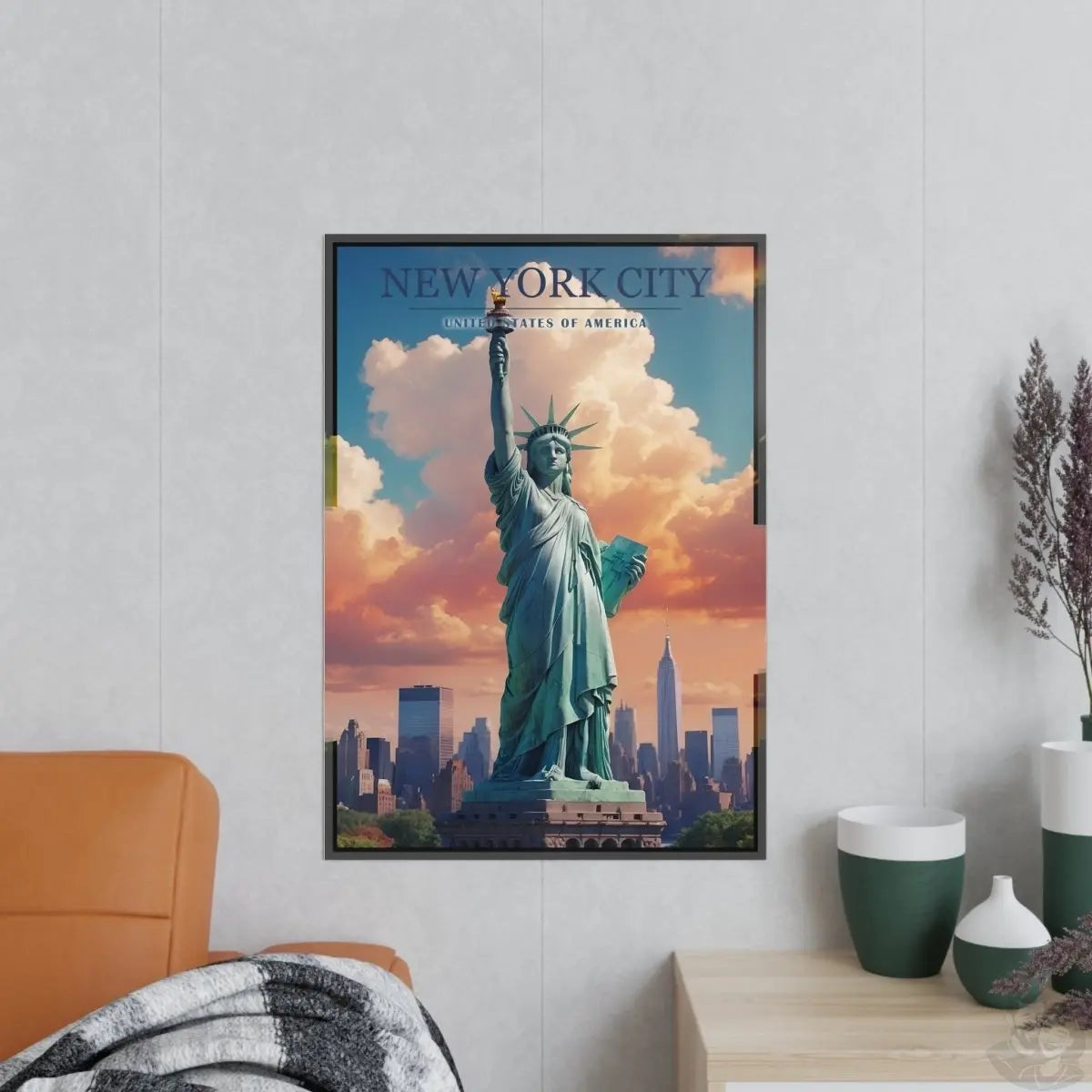 Freiheitsstatue Poster – Das Herzstück von New York City - Poster bei HappyHugPixels
