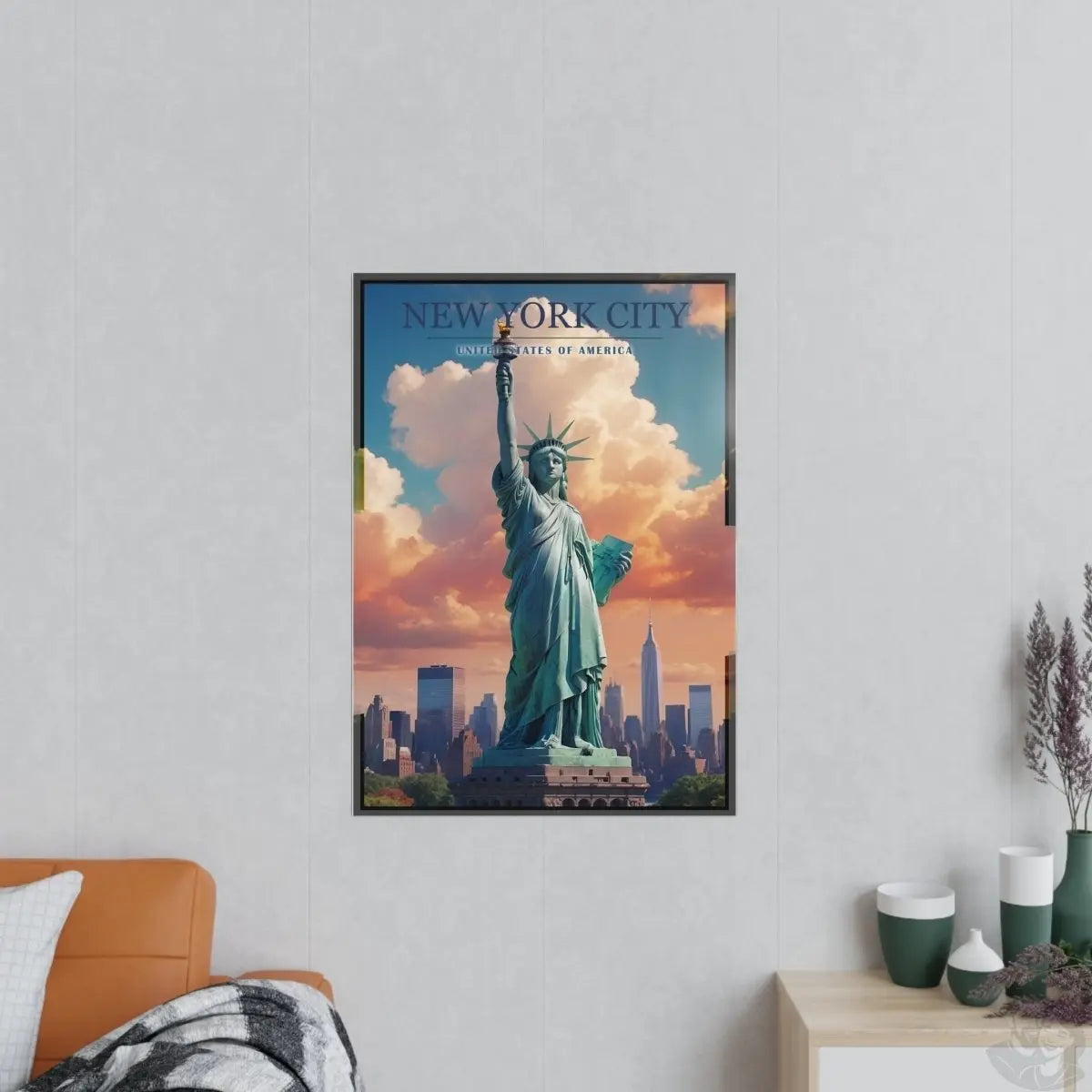 Freiheitsstatue Poster – Das Herzstück von New York City - Poster bei HappyHugPixels