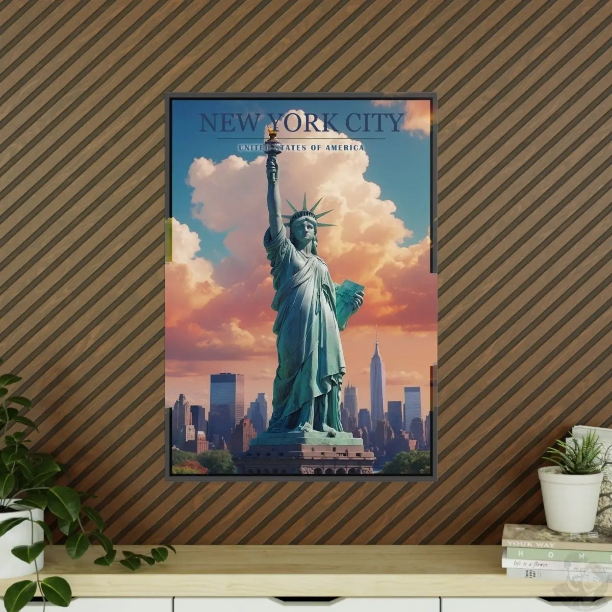 Freiheitsstatue Poster – Das Herzstück von New York City - Poster bei HappyHugPixels