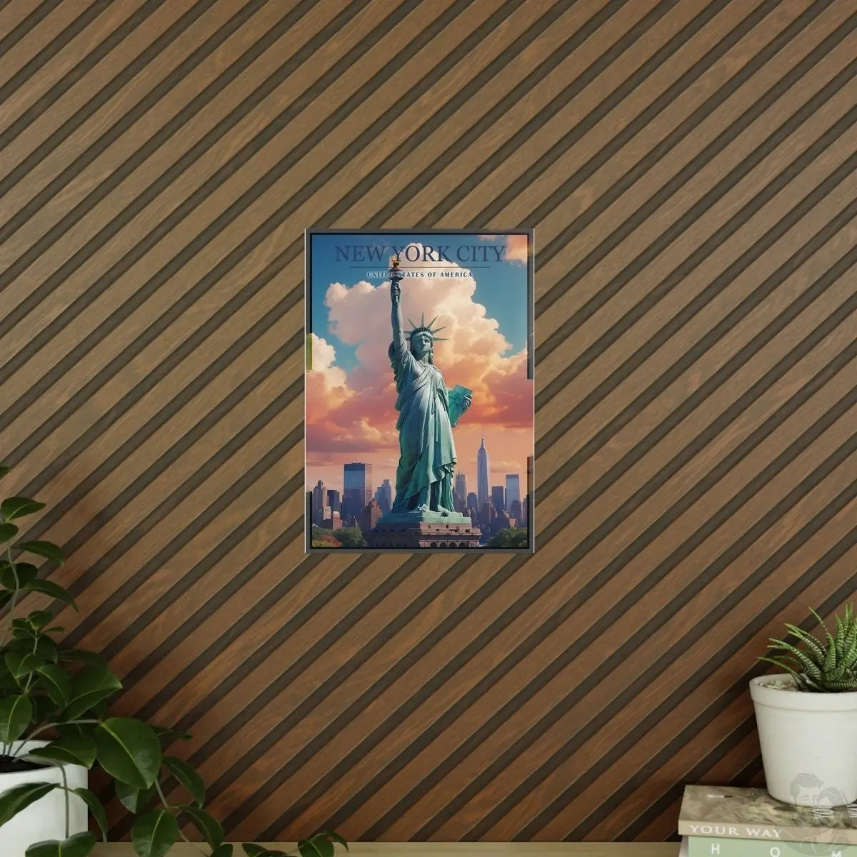 Freiheitsstatue Poster – Das Herzstück von New York City - Poster bei HappyHugPixels