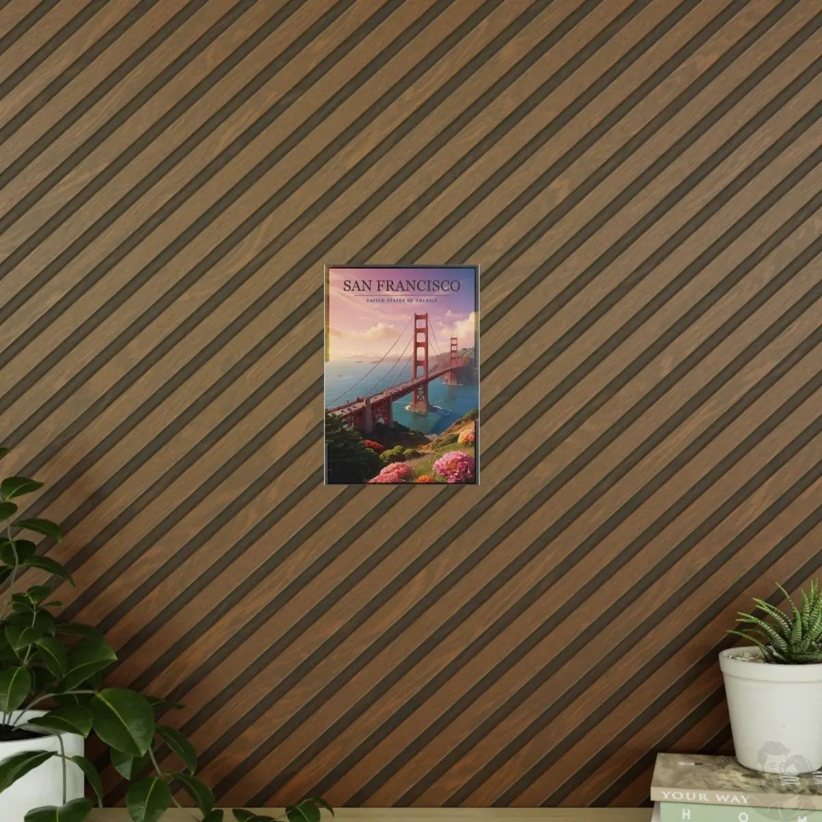 Golden Gate Bridge Poster - San Francisco - 5 Größen - Poster bei HappyHugPixels