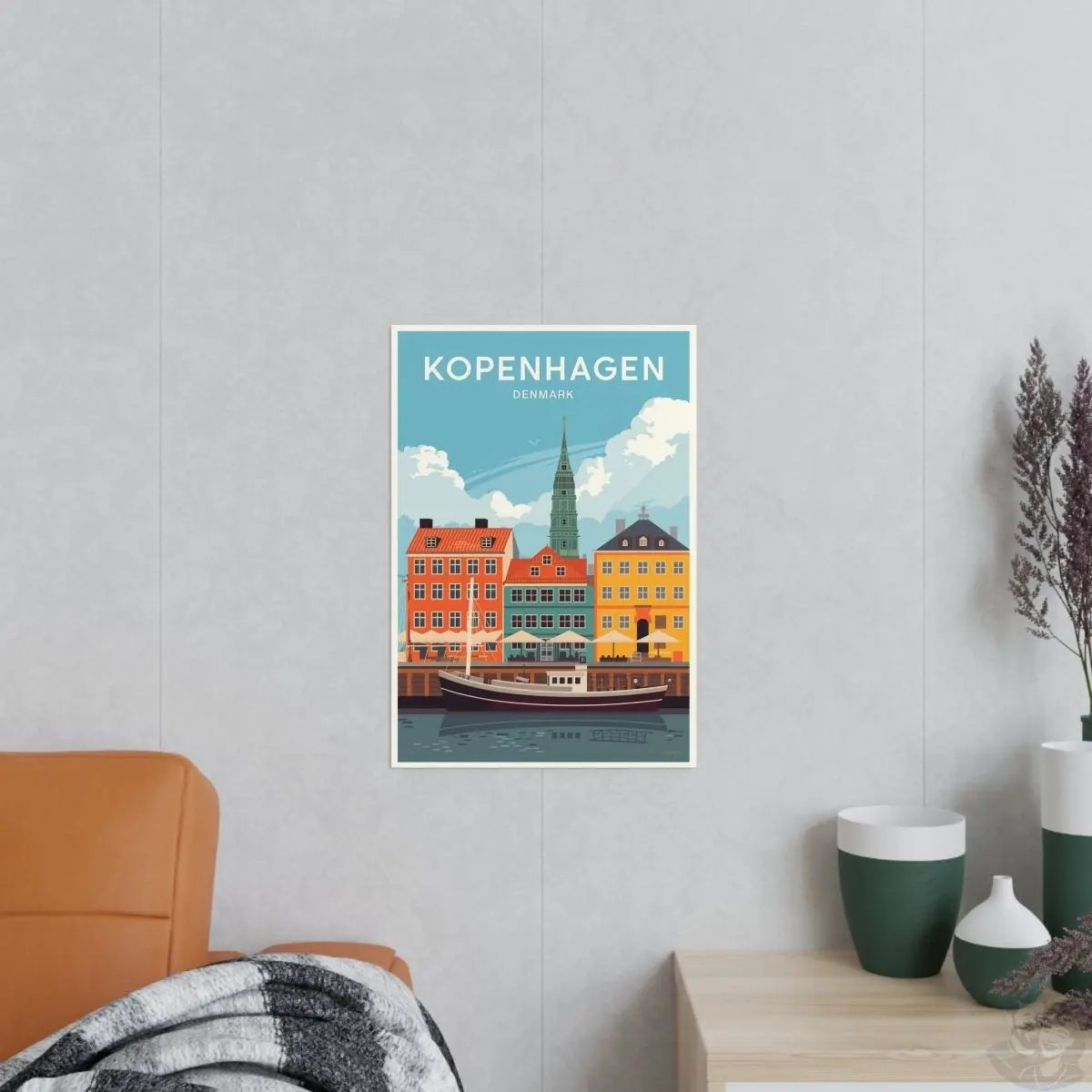Kopenhagen Poster – Dänemark entdecken - Poster bei HappyHugPixels