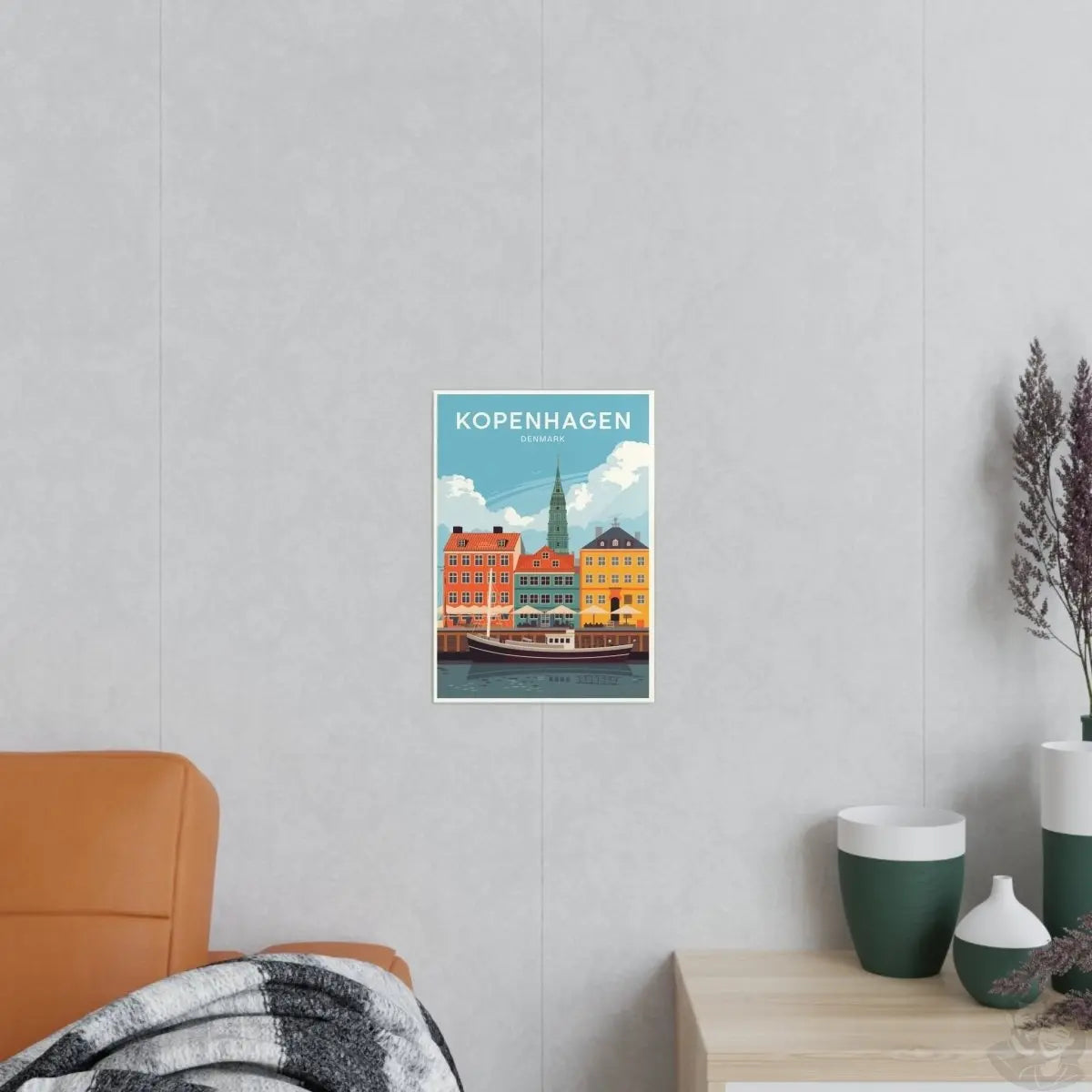 Kopenhagen Poster – Dänemark entdecken - Poster bei HappyHugPixels
