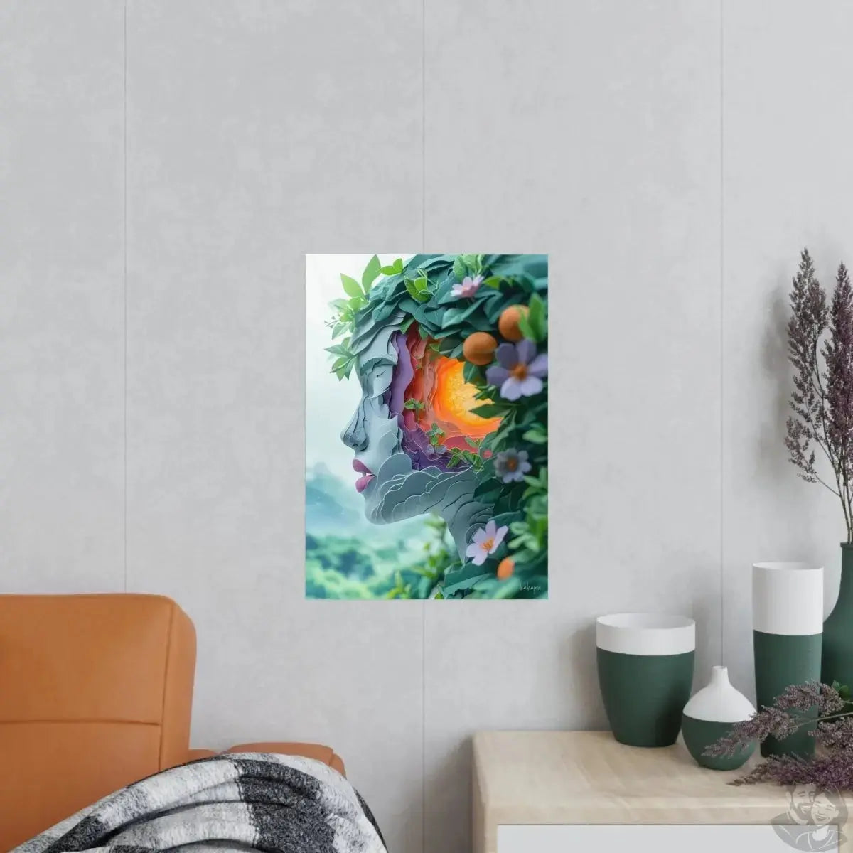 Kunst Poster Frau Natur - Ihre Wanddekoration merchOne