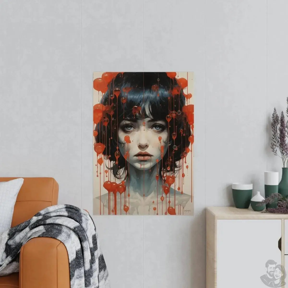 Kunstvolles Frauen Poster - Elegie des gebrochenen Herzens merchOne