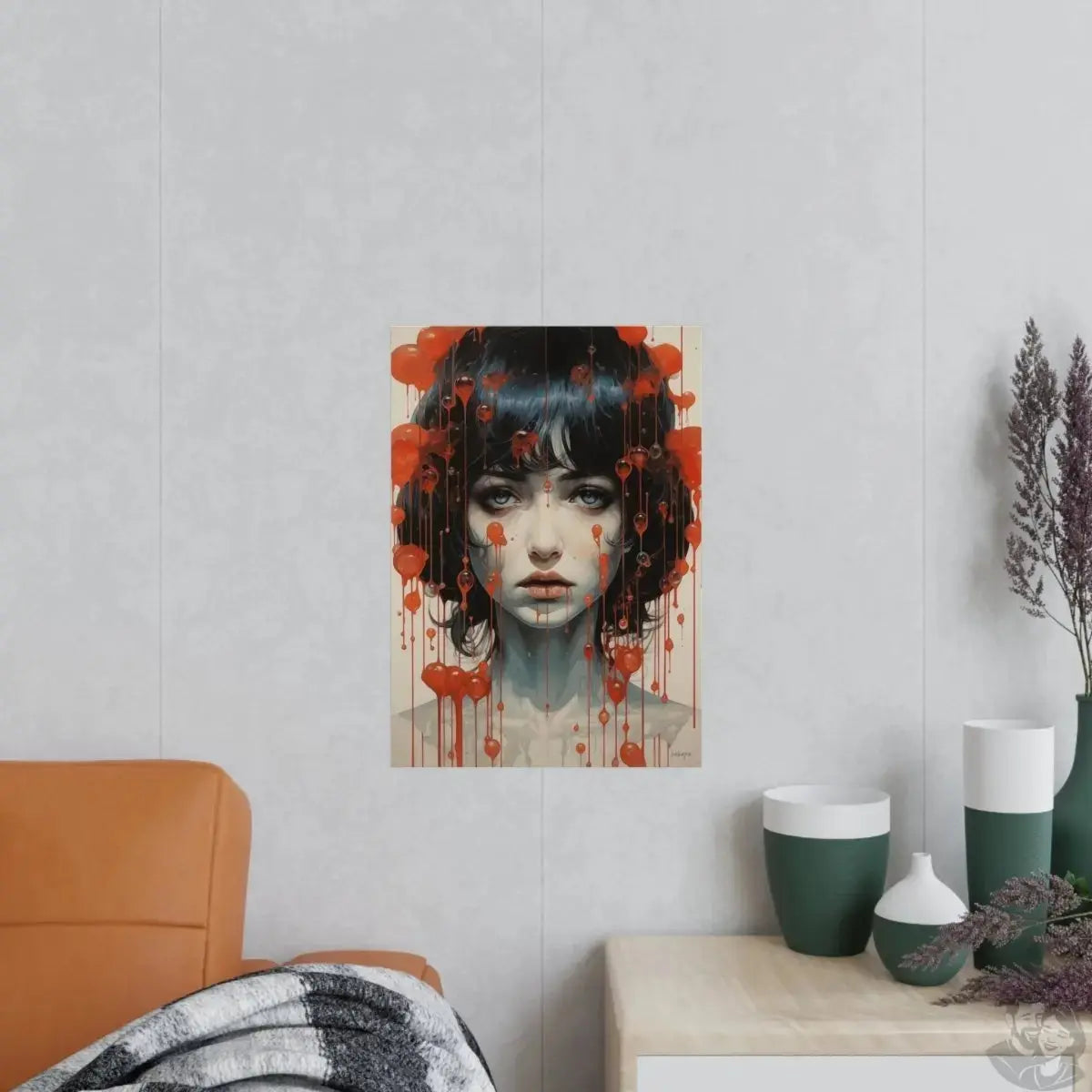 Kunstvolles Frauen Poster - Elegie des gebrochenen Herzens merchOne