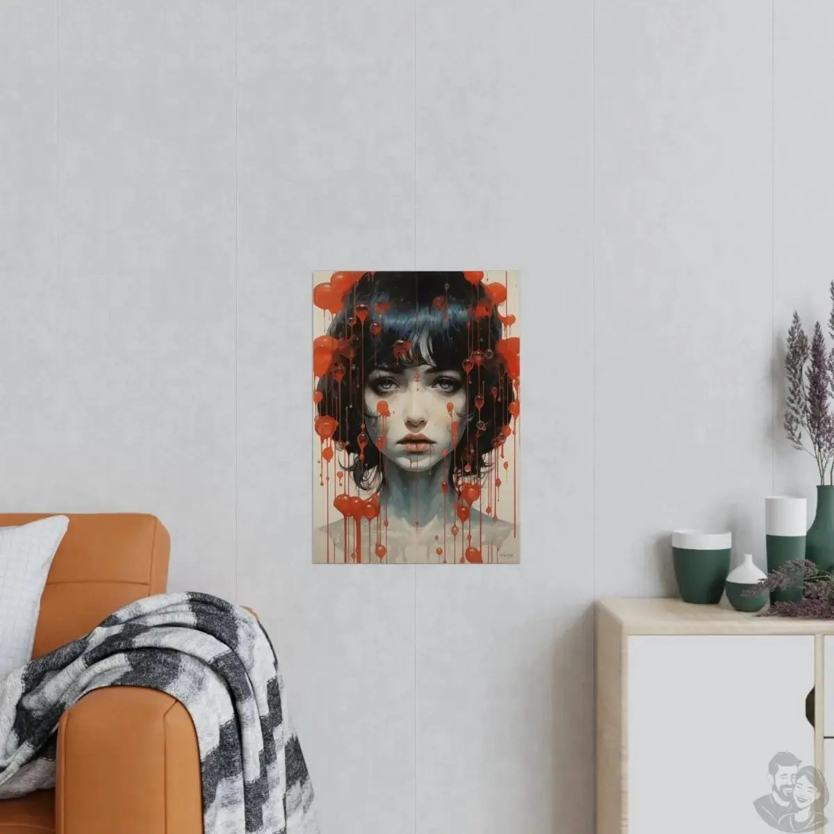 Kunstvolles Frauen Poster - Elegie des gebrochenen Herzens merchOne
