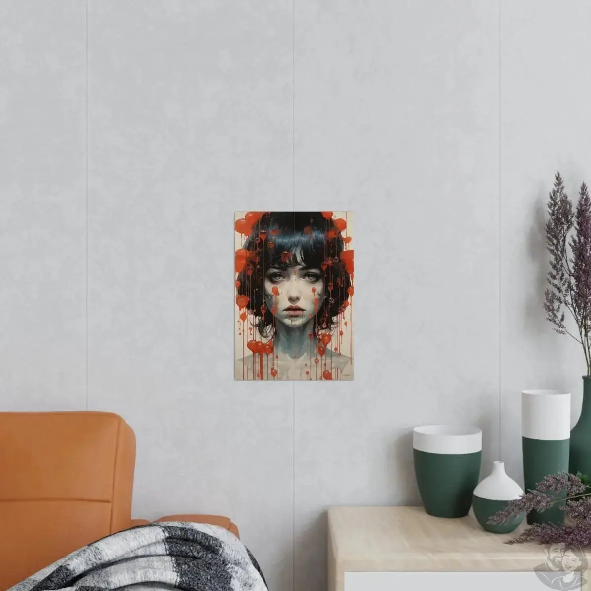 Kunstvolles Frauen Poster - Elegie des gebrochenen Herzens merchOne