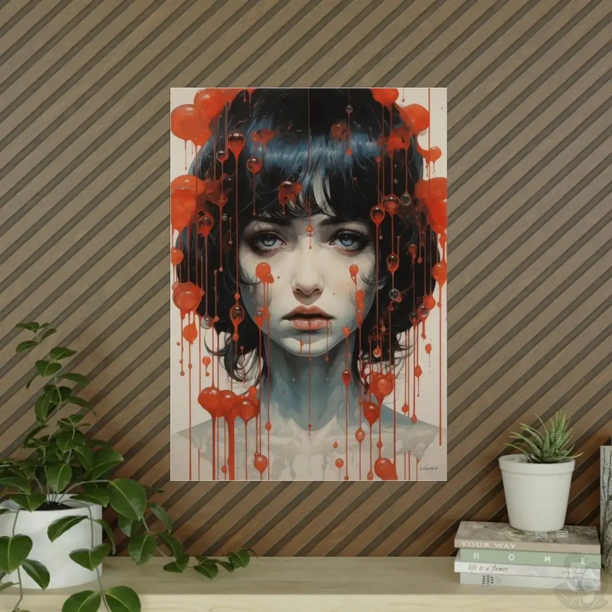 Kunstvolles Frauen Poster - Elegie des gebrochenen Herzens merchOne