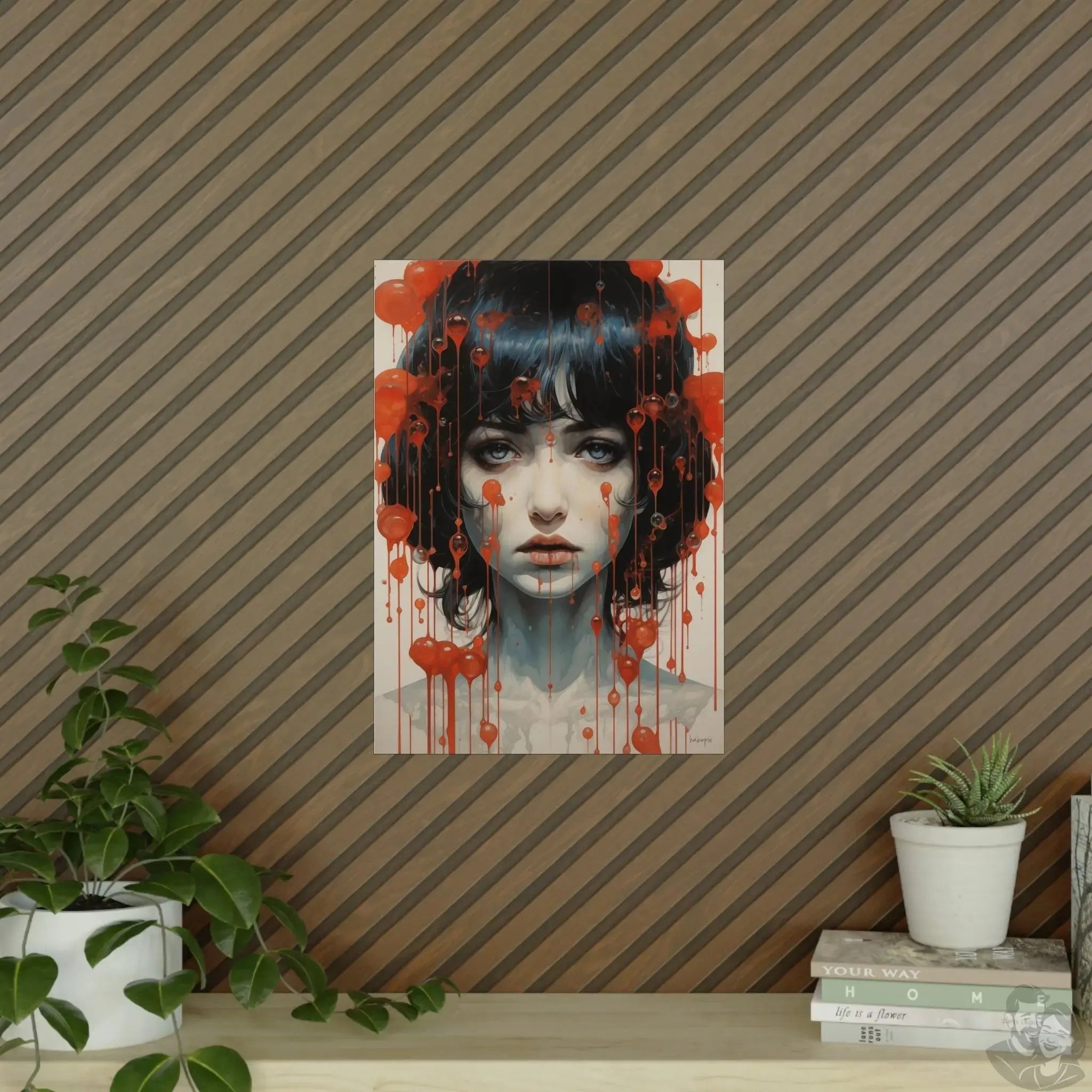 Kunstvolles Frauen Poster - Elegie des gebrochenen Herzens merchOne