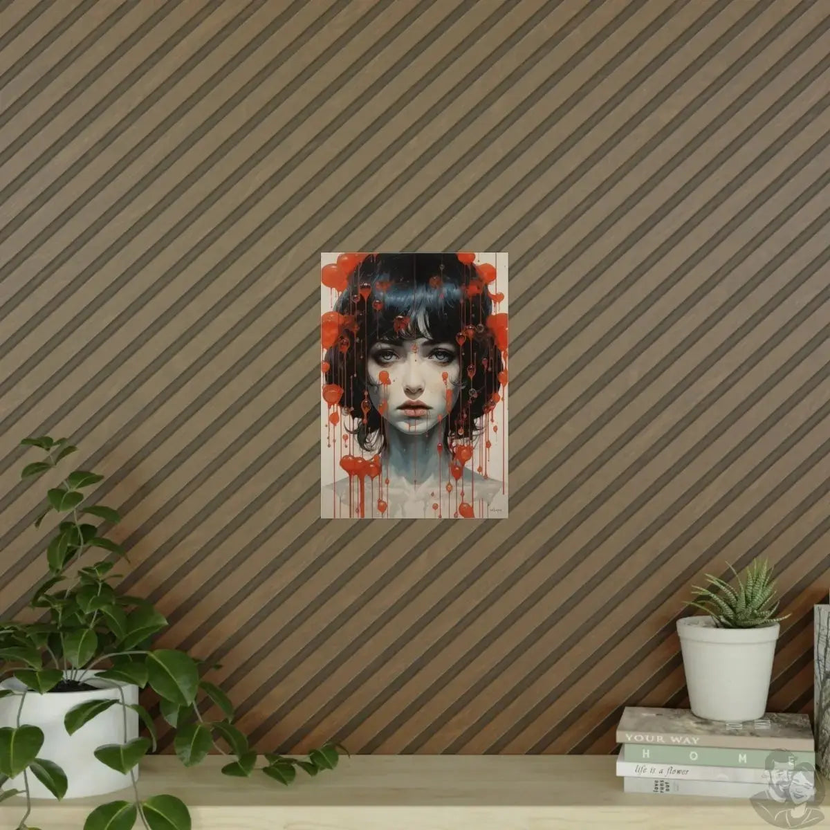 Kunstvolles Frauen Poster - Elegie des gebrochenen Herzens merchOne