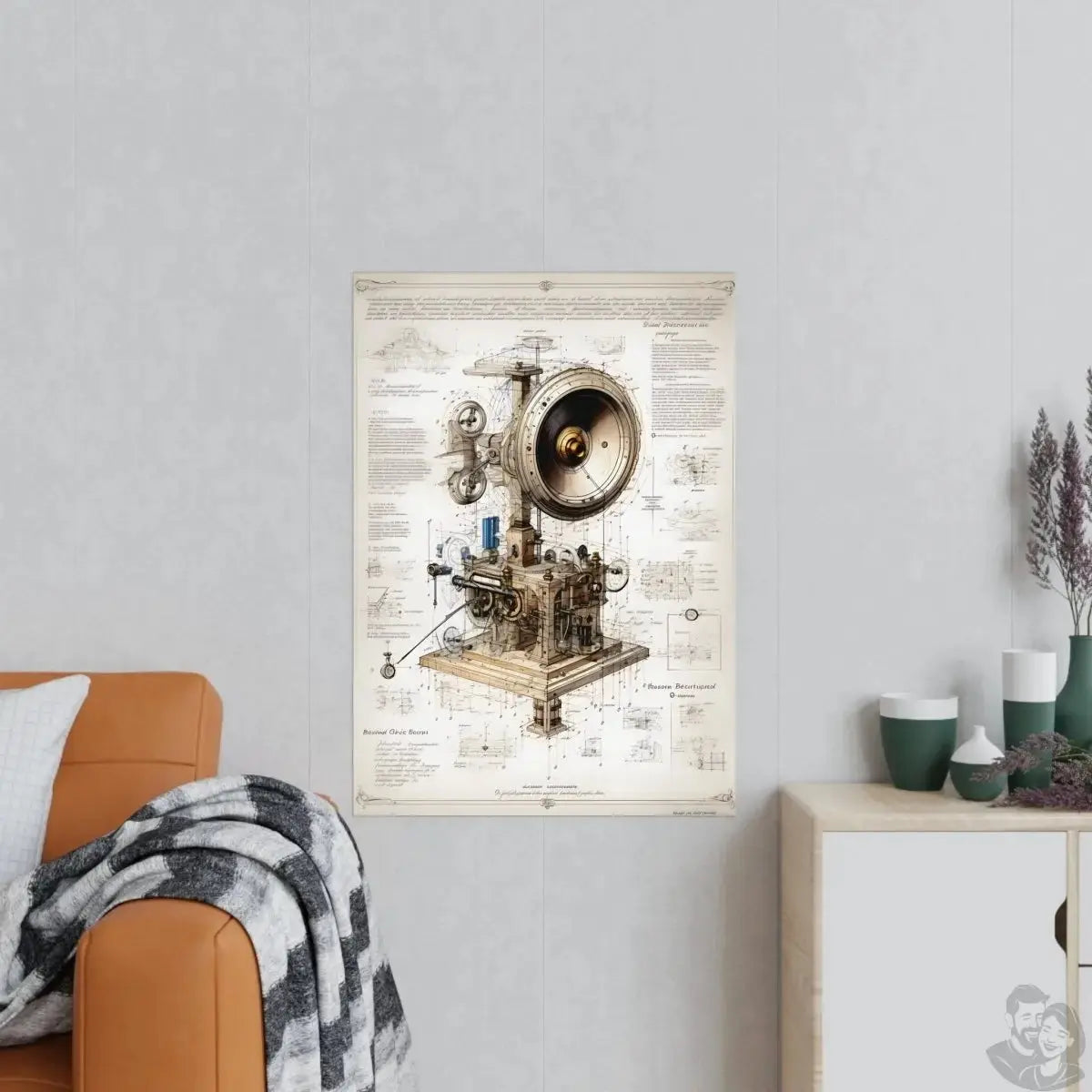 Lautsprecher Leonardo Da Vinci Skizzen Poster - Sonus Harmoniae merchOne