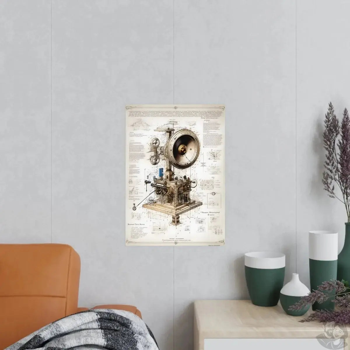 Lautsprecher Leonardo Da Vinci Skizzen Poster - Sonus Harmoniae merchOne