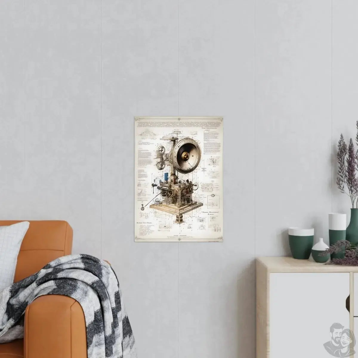 Lautsprecher Leonardo Da Vinci Skizzen Poster - Sonus Harmoniae merchOne
