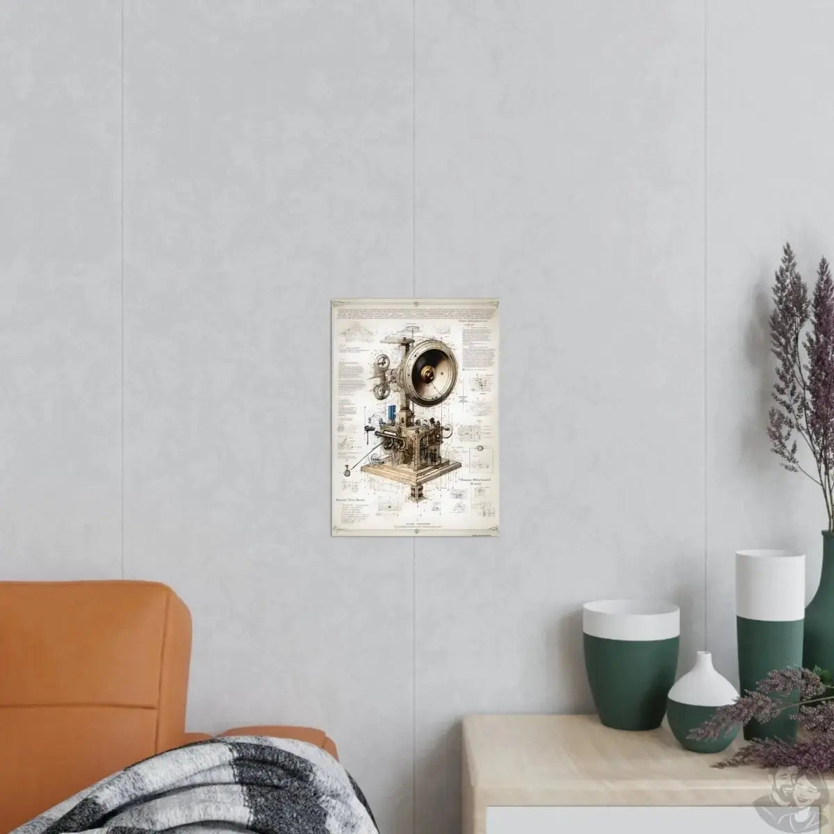 Lautsprecher Leonardo Da Vinci Skizzen Poster - Sonus Harmoniae merchOne