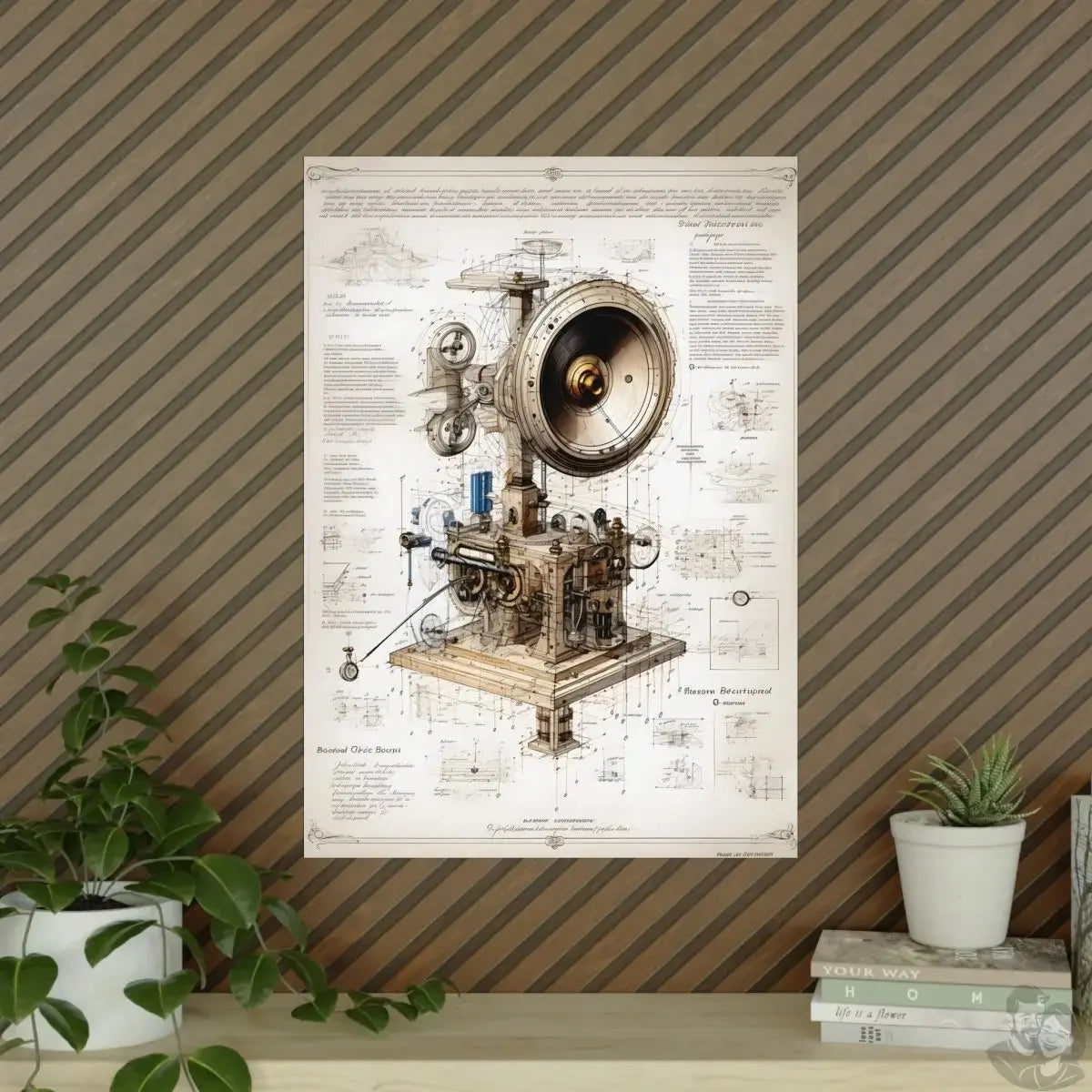 Lautsprecher Leonardo Da Vinci Skizzen Poster - Sonus Harmoniae merchOne
