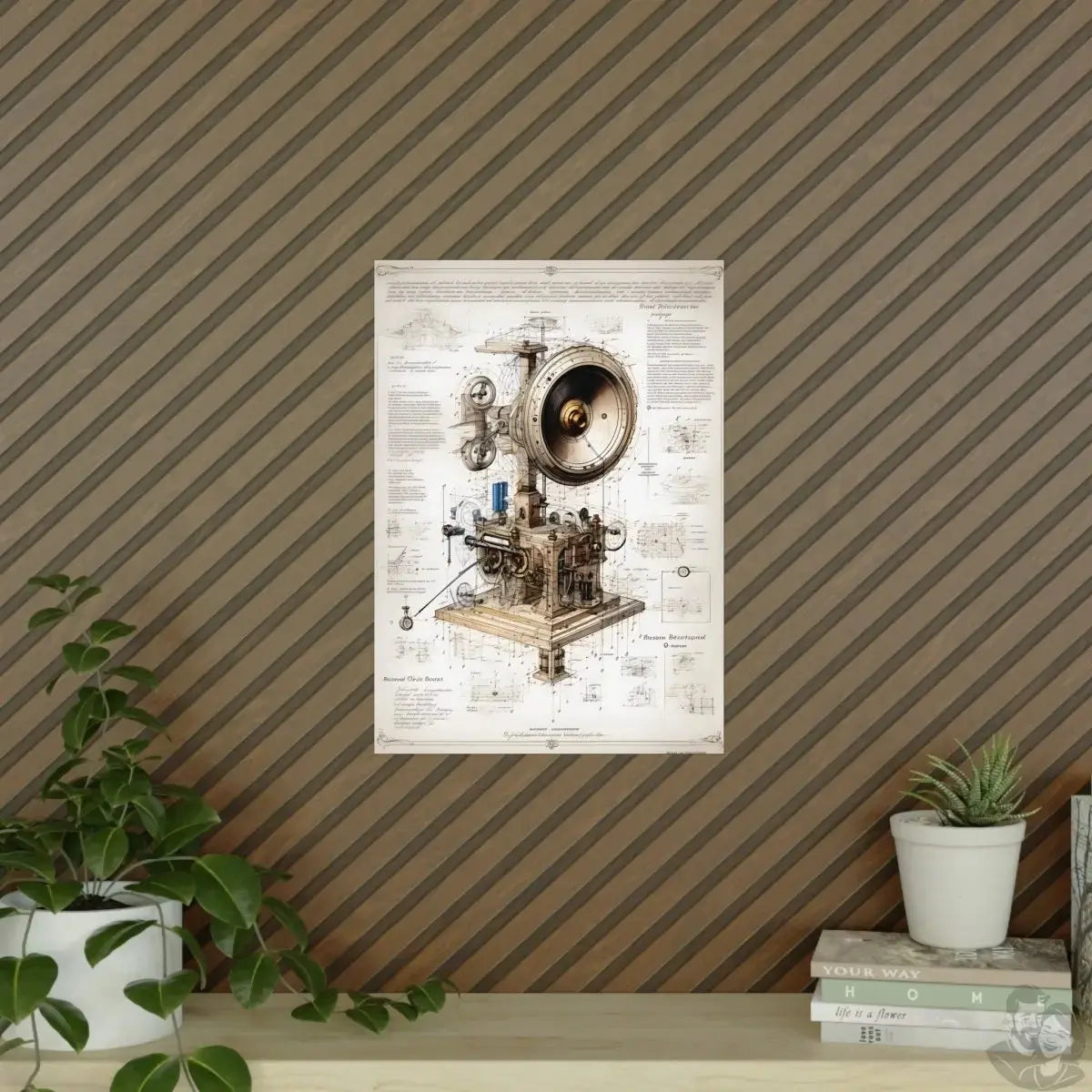 Lautsprecher Leonardo Da Vinci Skizzen Poster - Sonus Harmoniae merchOne