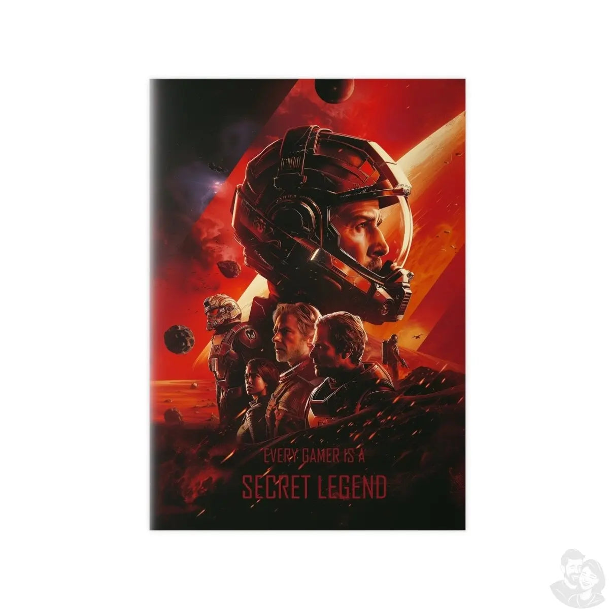 Legend Gaming Poster - "Every Gamer is a secret legend" KI Bild - Poster bei HappyHugPixels