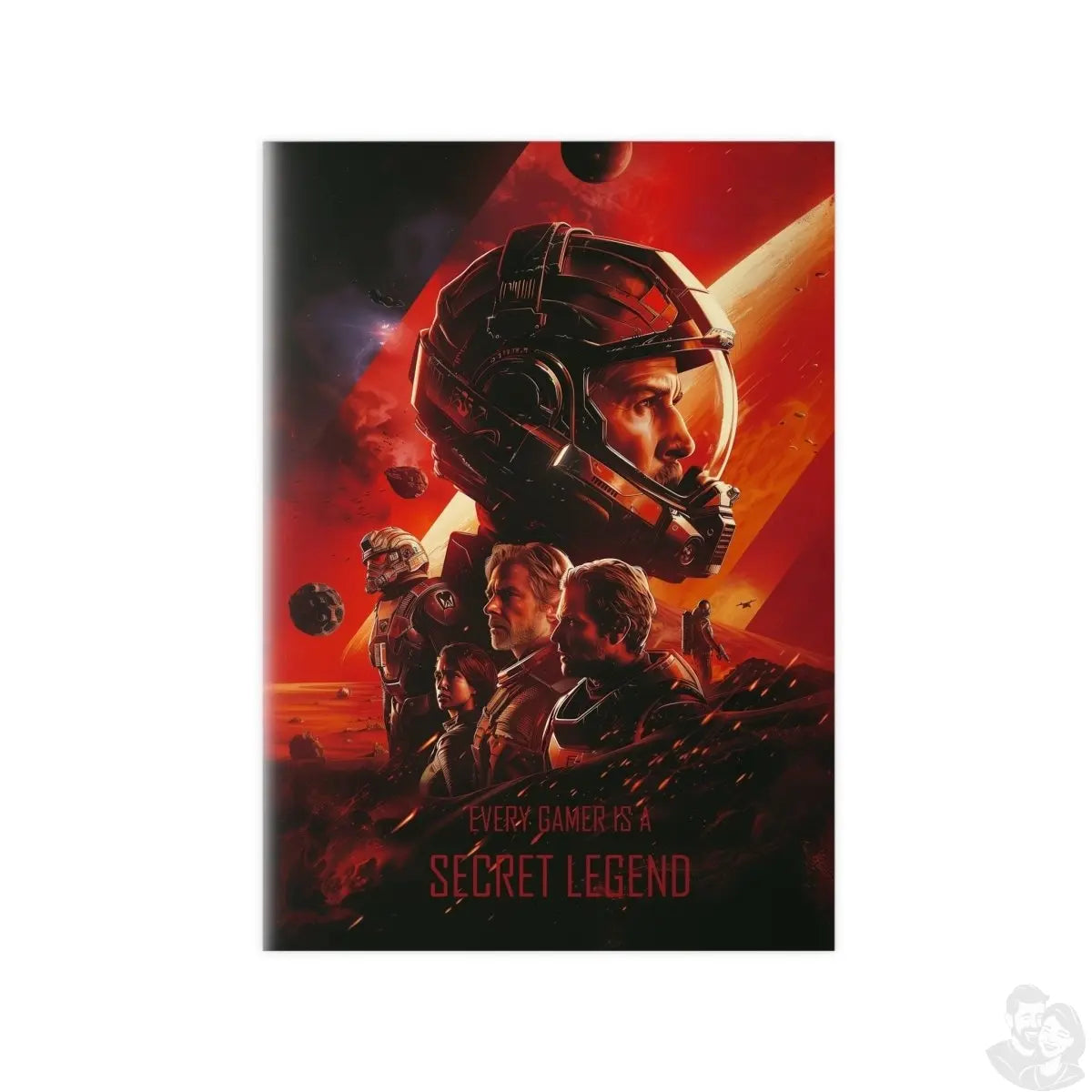 Legend Gaming Poster - "Every Gamer is a secret legend" KI Bild - Poster bei HappyHugPixels