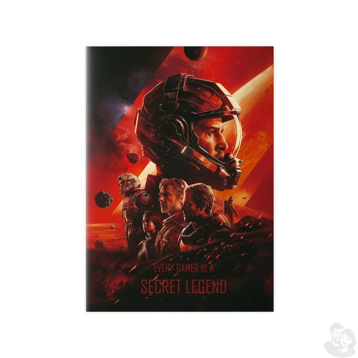 Legend Gaming Poster - "Every Gamer is a secret legend" KI Bild - Poster bei HappyHugPixels