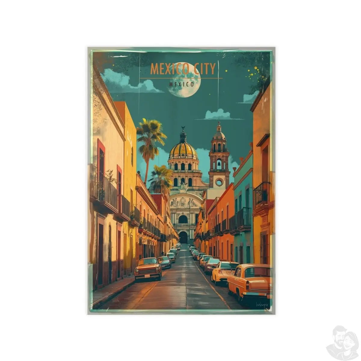 Mexico City Magie: Vintage - Travel - Poster mit historischem Charme - Poster bei HappyHugPixels