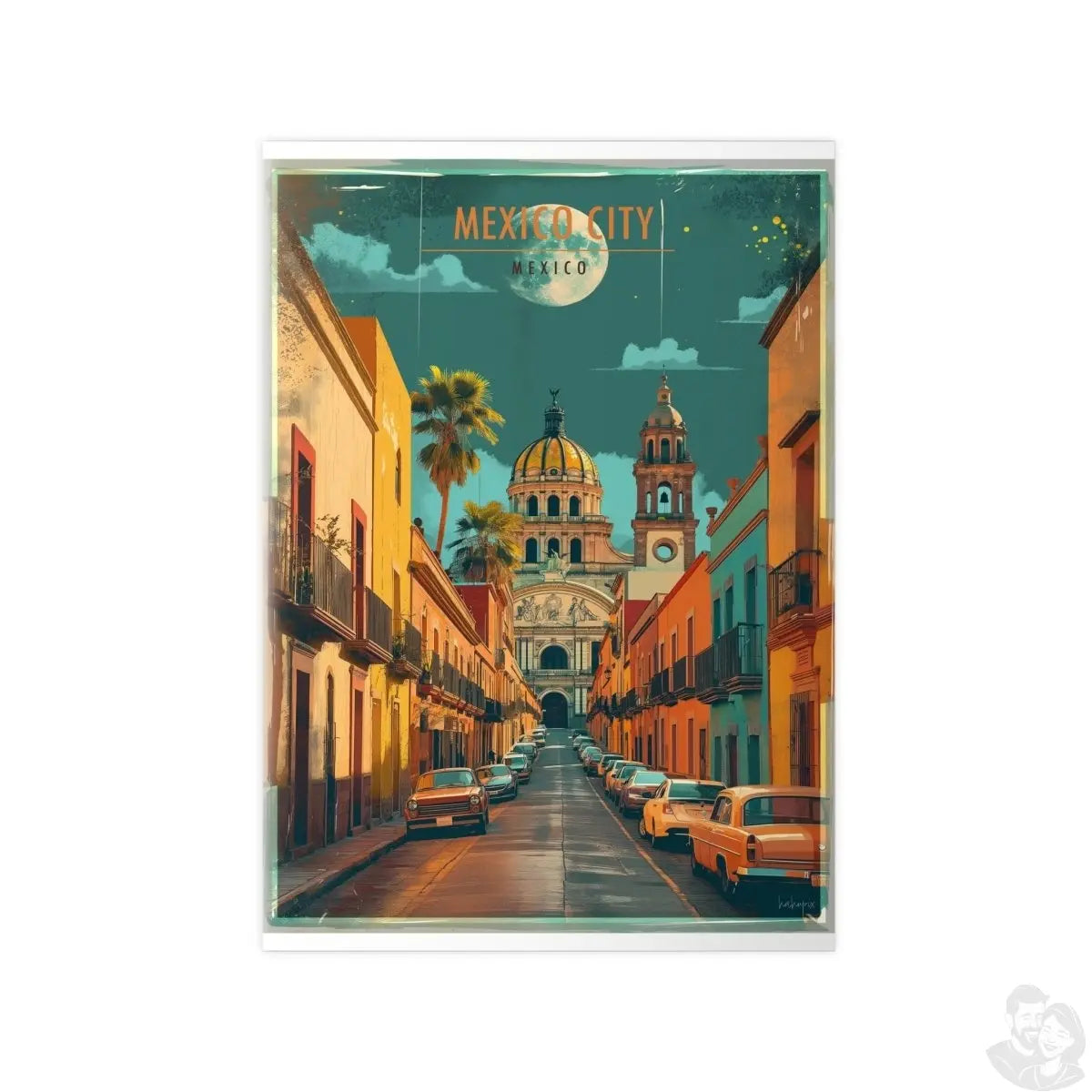 Mexico City Magie: Vintage - Travel - Poster mit historischem Charme - Poster bei HappyHugPixels