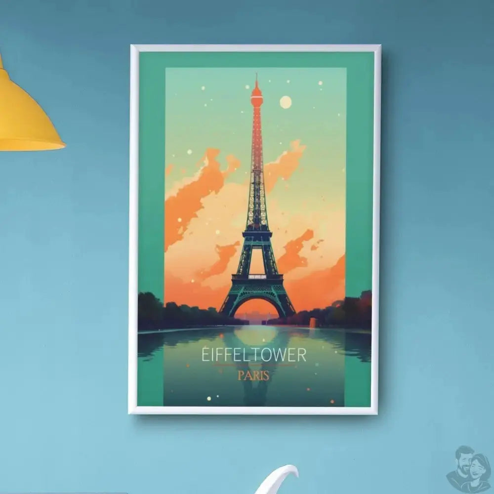 Paris Eiffelturm Poster - Illustration des Eiffelturms in Paris merchOne