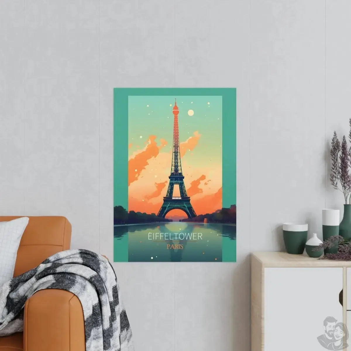 Paris Eiffelturm Poster - Illustration des Eiffelturms in Paris merchOne