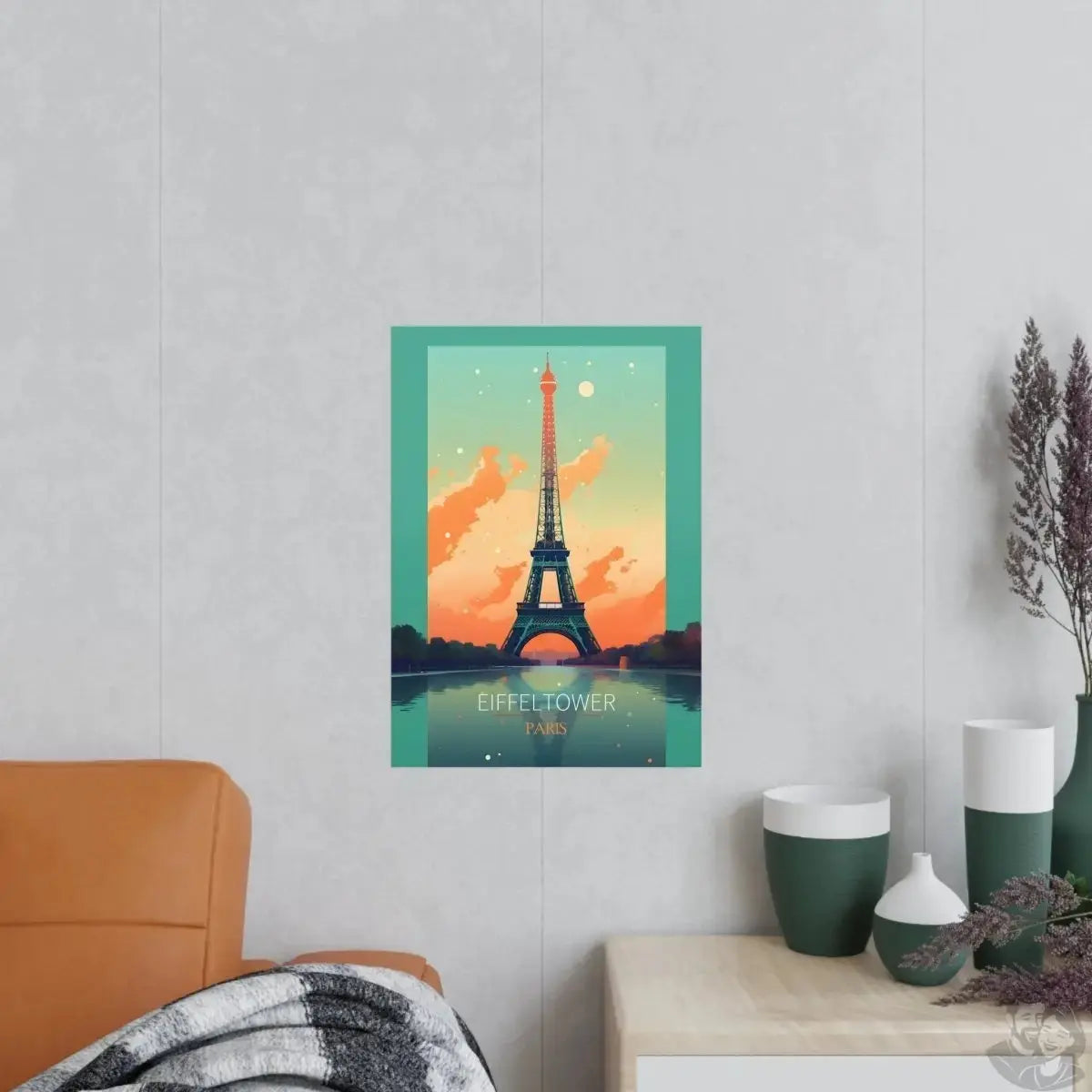 Paris Eiffelturm Poster - Illustration des Eiffelturms in Paris merchOne