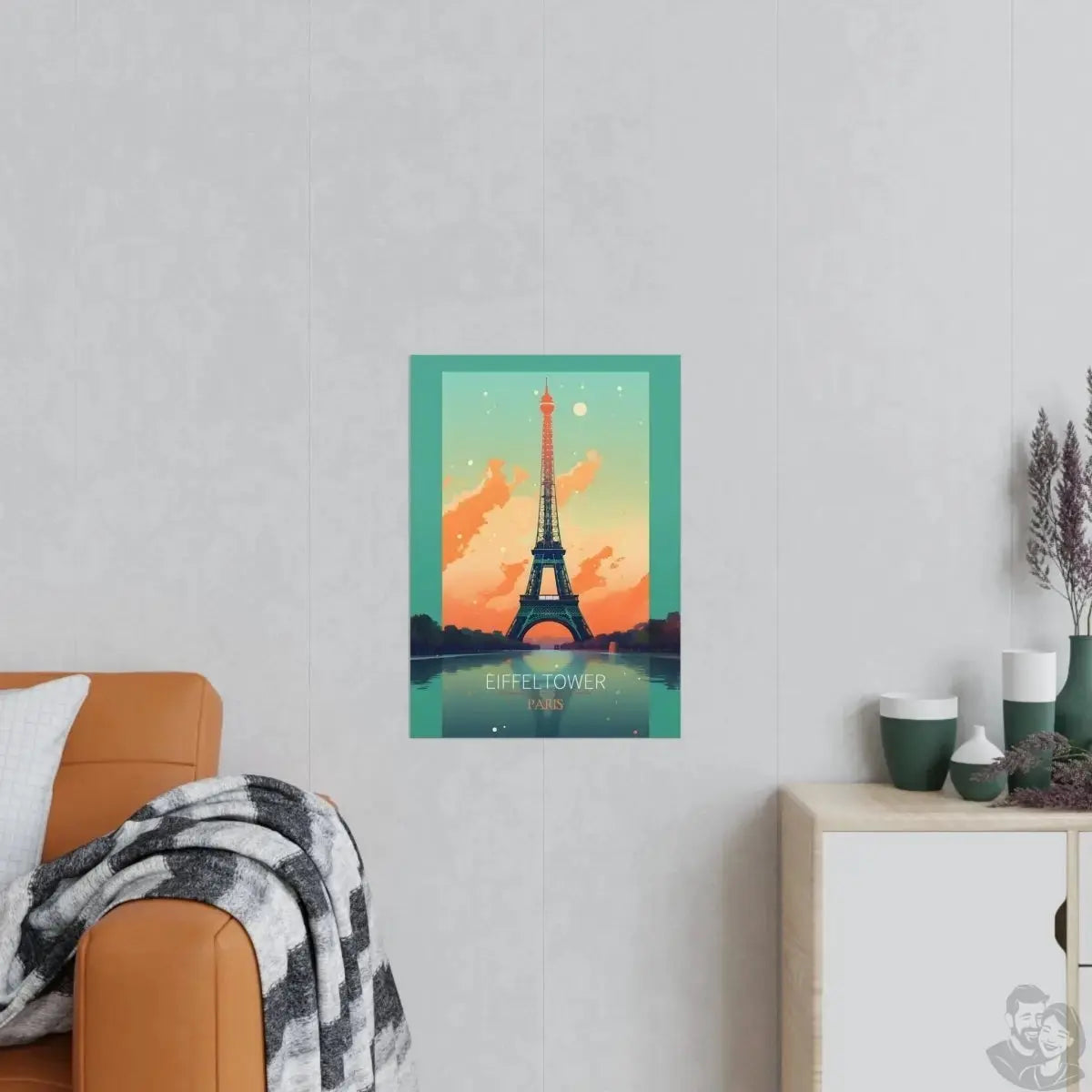 Paris Eiffelturm Poster - Illustration des Eiffelturms in Paris merchOne