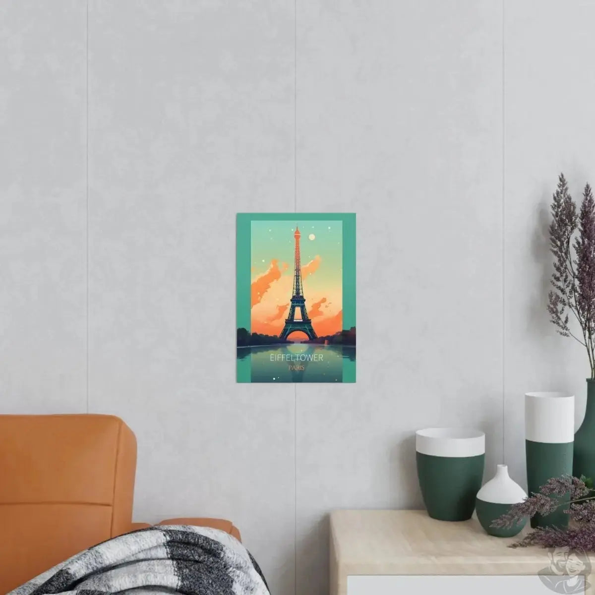 Paris Eiffelturm Poster - Illustration des Eiffelturms in Paris merchOne