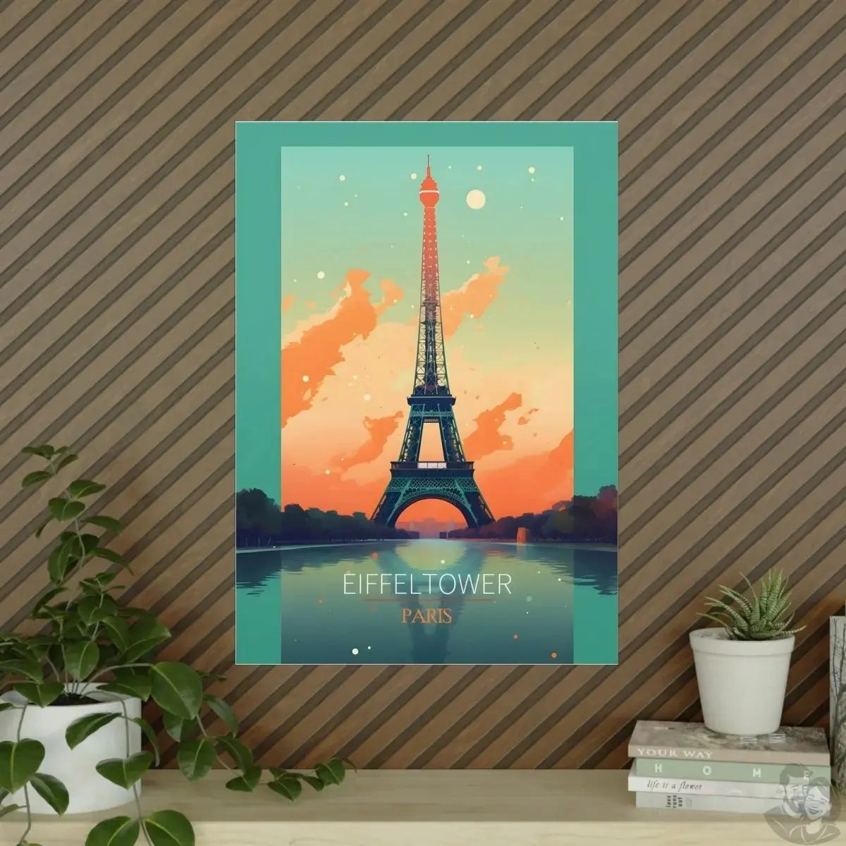 Paris Eiffelturm Poster - Illustration des Eiffelturms in Paris merchOne