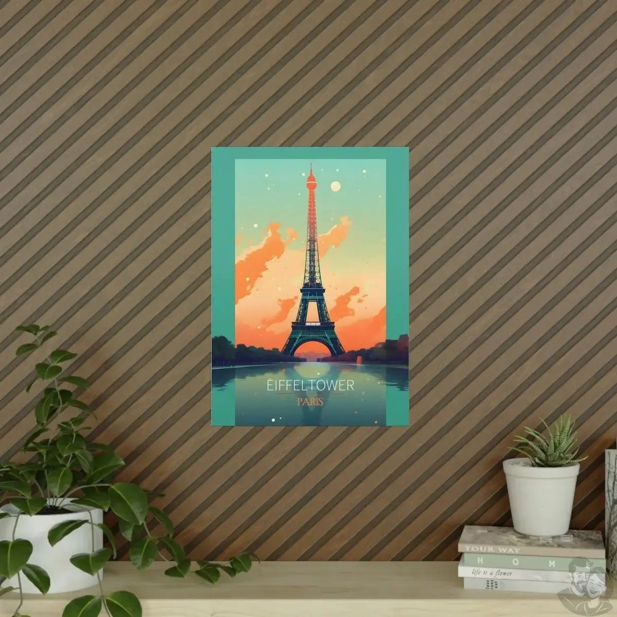Paris Eiffelturm Poster - Illustration des Eiffelturms in Paris merchOne