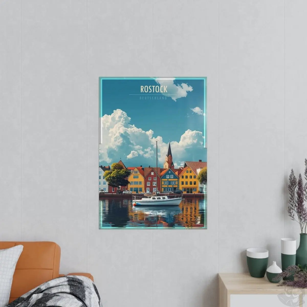 Rostock Poster - Maritimes Flair der Ostsee - Poster bei HappyHugPixels