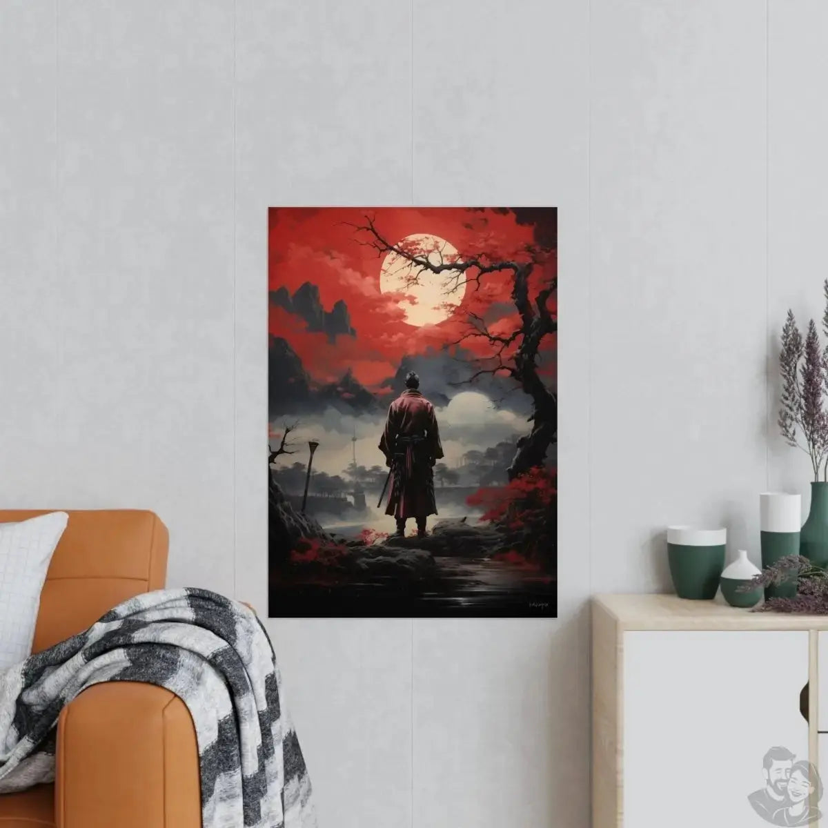 Samurai Twilight Poster - Zen Krieger-Poster für Dein Gaming-Zimmer merchOne