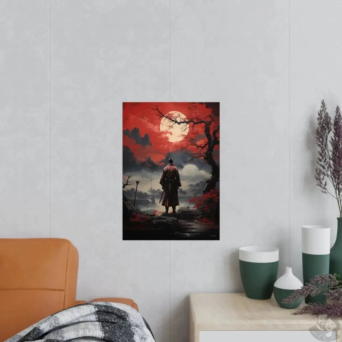 Samurai Twilight Poster - Zen Krieger-Poster für Dein Gaming-Zimmer merchOne