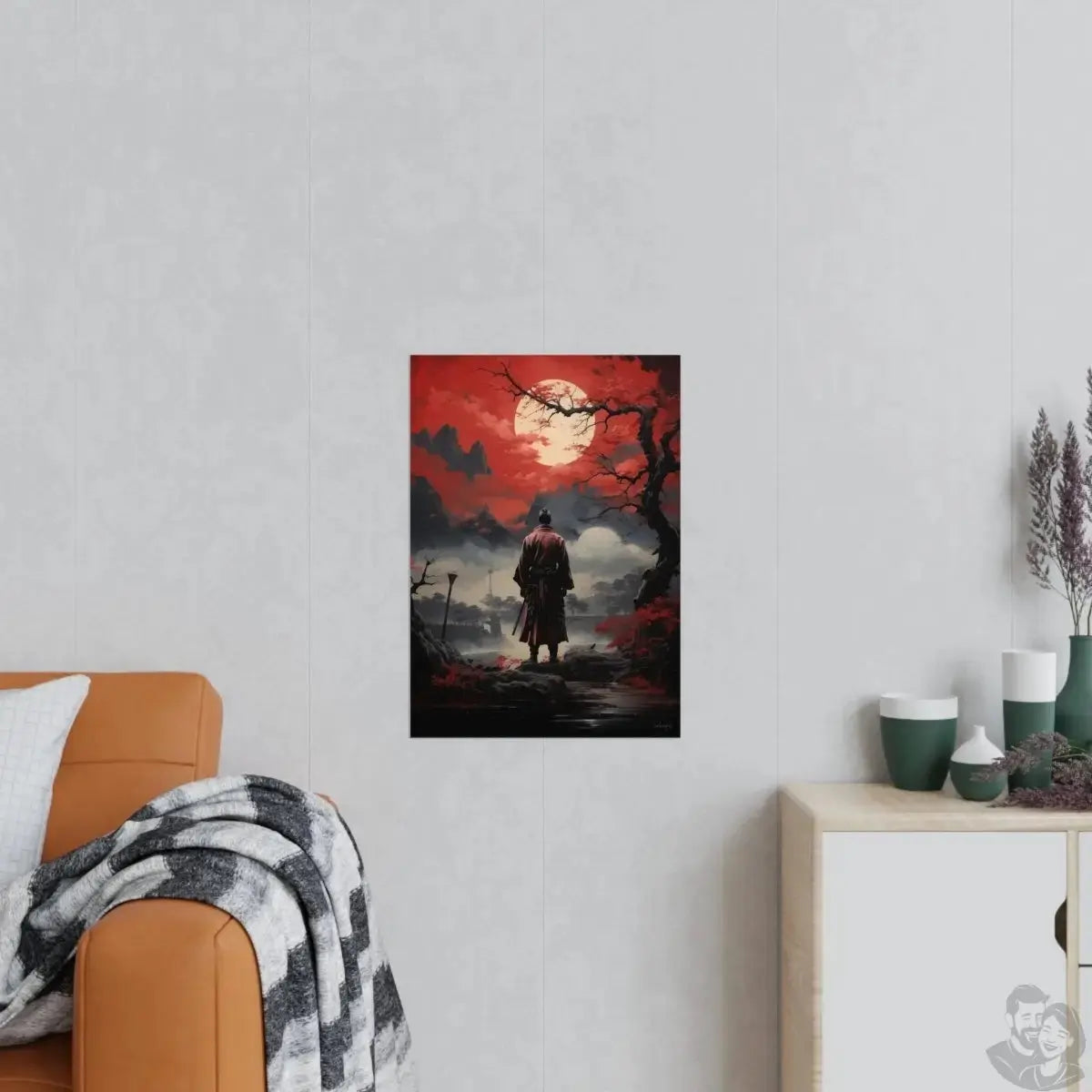 Samurai Twilight Poster - Zen Krieger-Poster für Dein Gaming-Zimmer merchOne